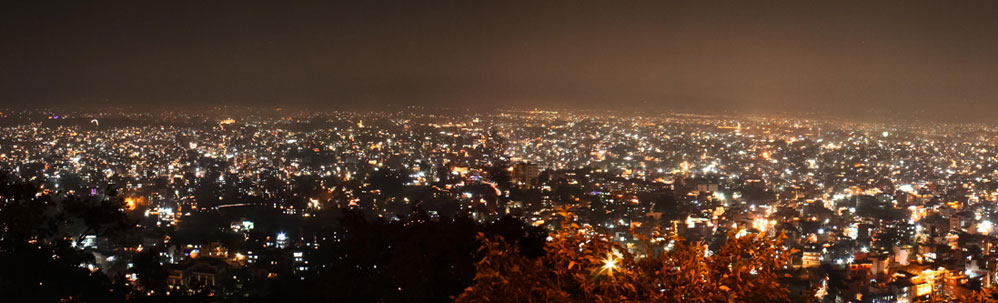 Night View of Kathmandu city